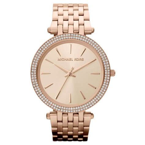 michael kors gold uhr strass|michael kors rose gold set.